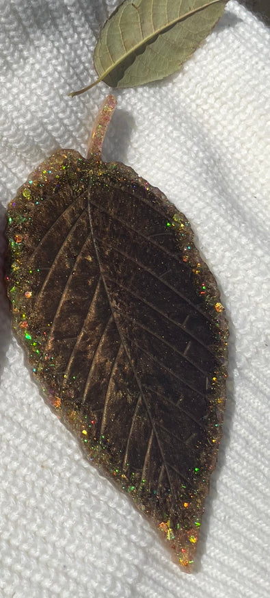 Sous-verre feuille d’automne