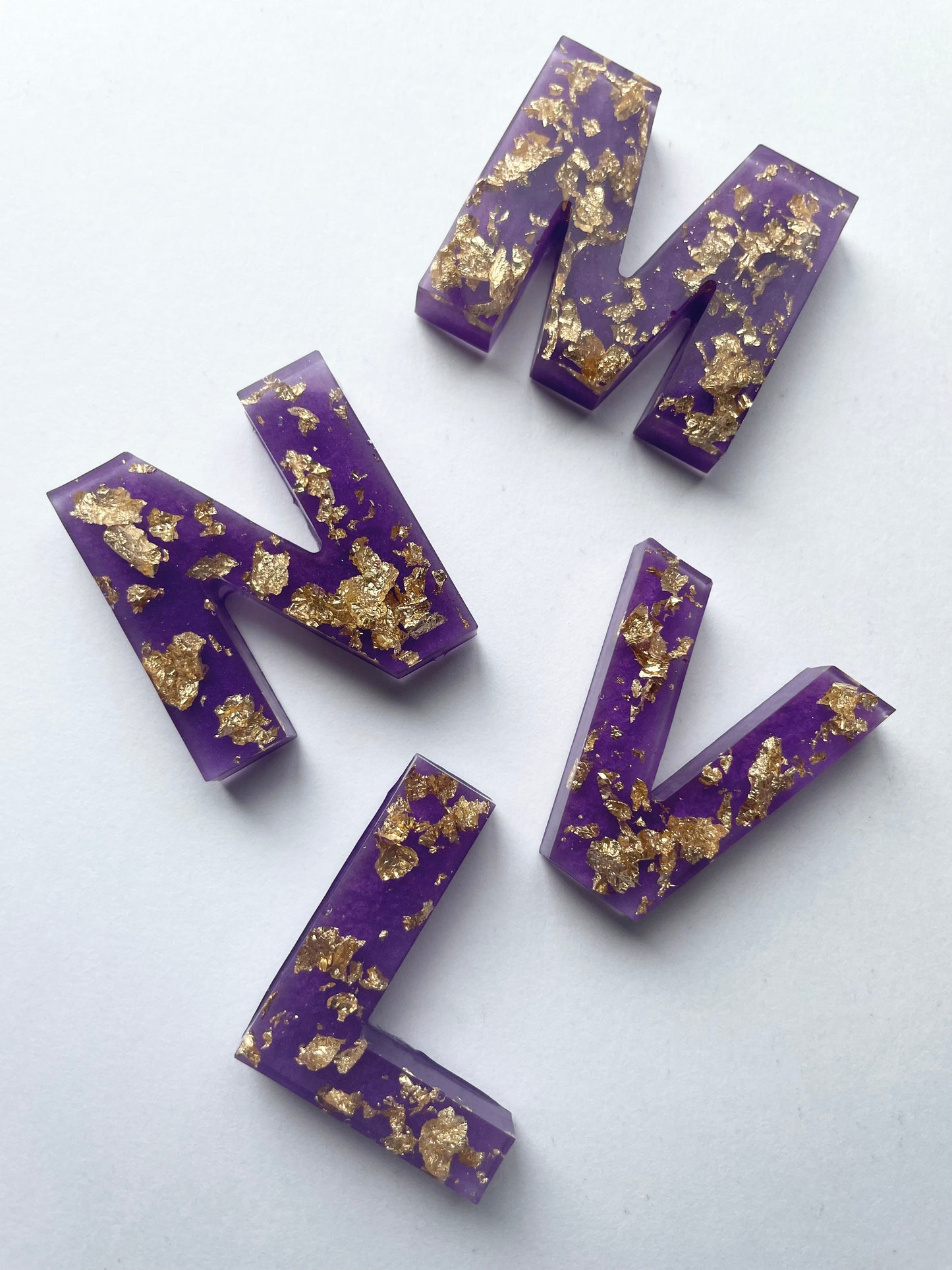 Letter keyring - Purple