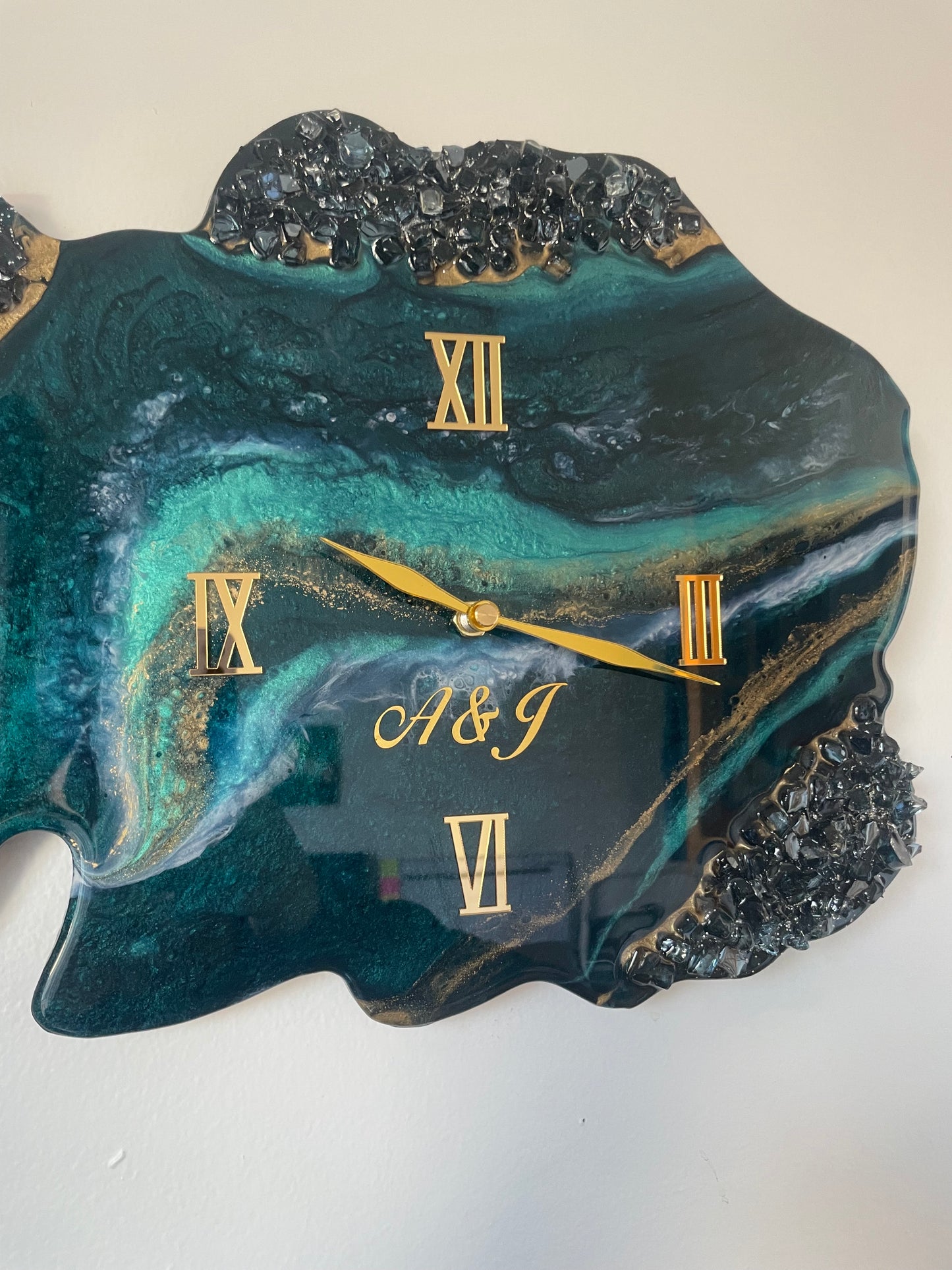 Geode Shaped Wall Clock