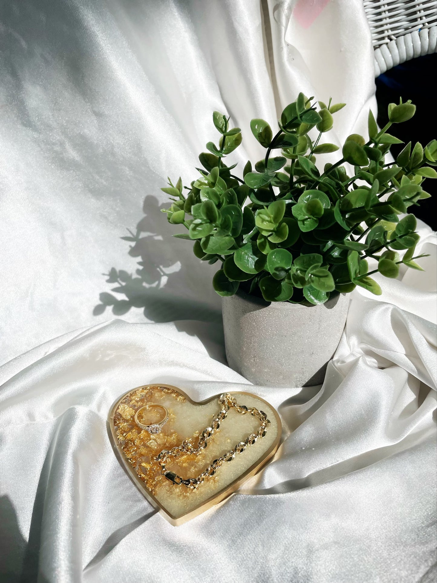 Heart Shaped Jewelry Tray