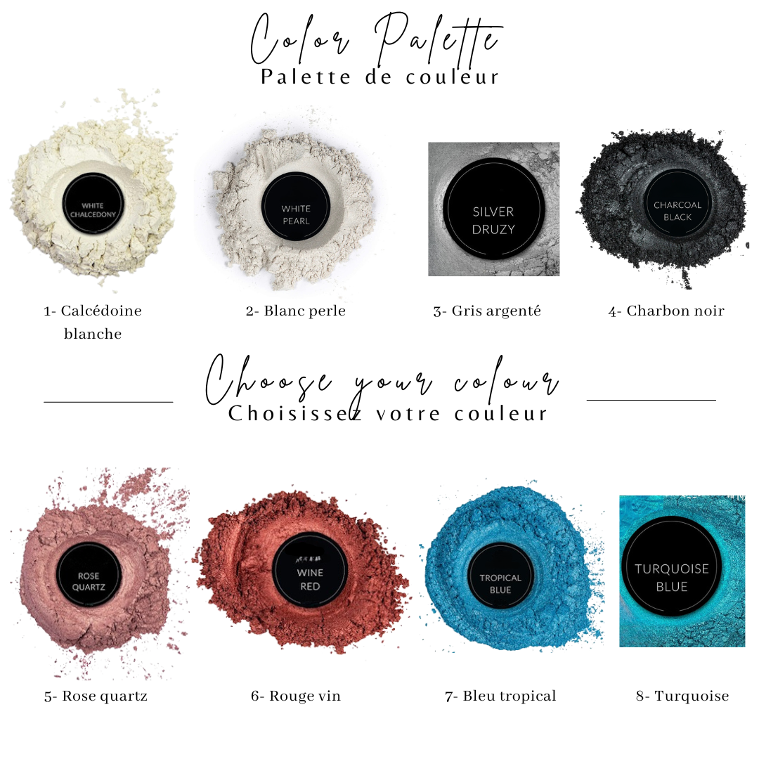 Ensemble plateau de service avec sous-verres rose fushia et doré
